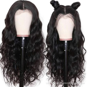 Water Wave Human Hair Wig Closure Wig for Black Women Lace Front 6*6 Wig perruques-naturel cheveux human